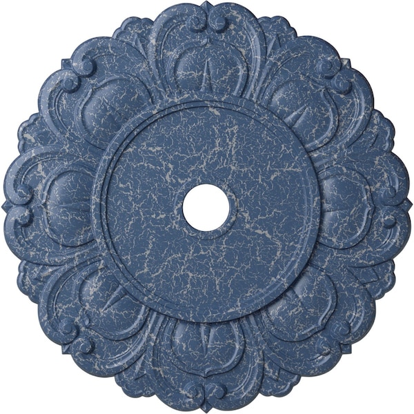 Ekena Millwork Angel Ceiling Medallion (Canopies up to 15 3/4"), 32 1/4"OD x 3 5/8"ID x 1 1/8"P, Americana Crackle CM32ANAMC - main